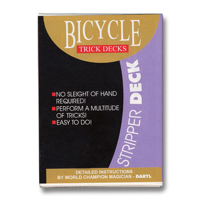 Stripper Deck Bicycle (Red) (6654139170965)