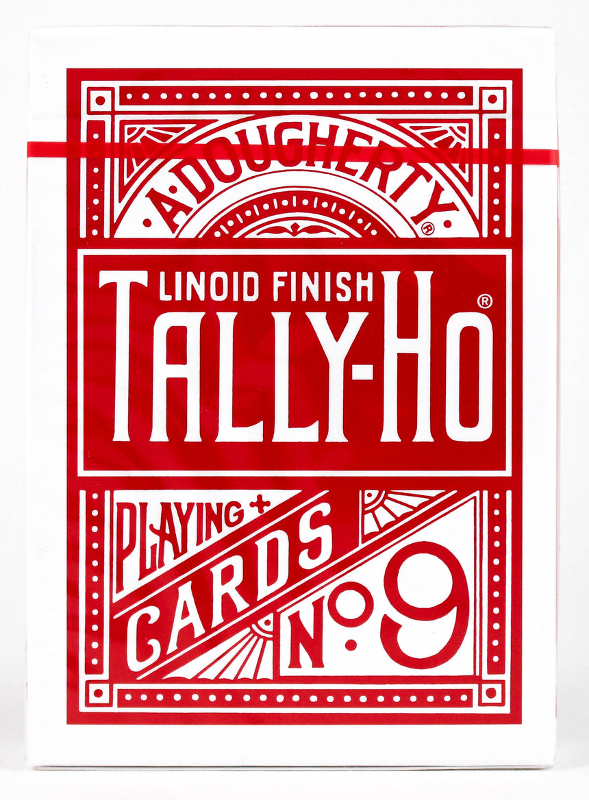 Tally Ho Fan Back Red - BAM Playing Cards (6258423300245)