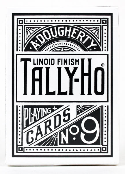 White Tally-Ho (Fan Back) Playing Cards