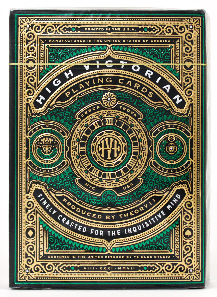 Green High Victorian - BAM Playing Cards (6014532550805)