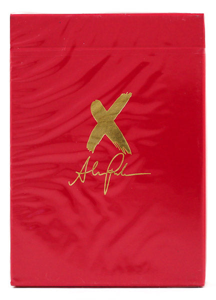 X Deck Red - BAM Playing Cards (6431783649429)