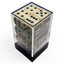 Chessex: Opaque 12D6 Ivory/Black 16mm