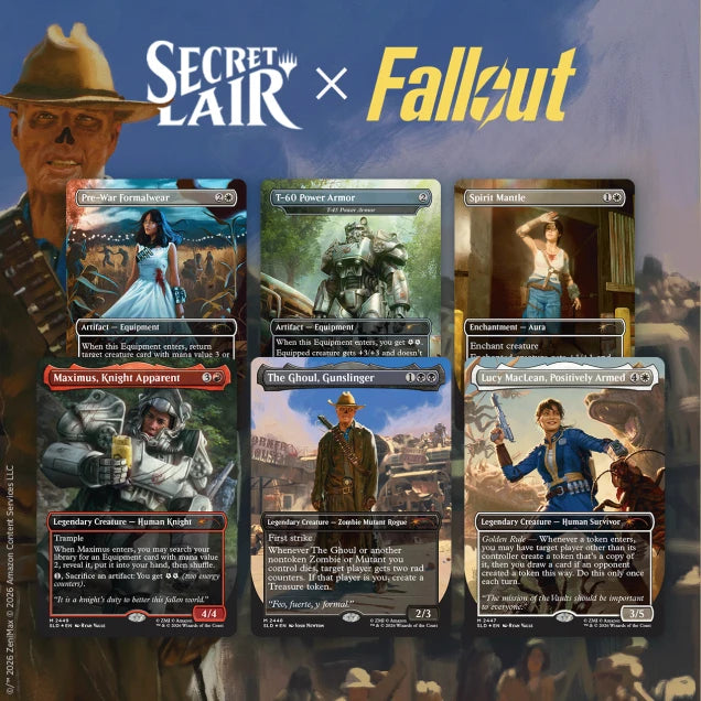 Magic The Gathering CCG: Secret Lair - Fallout: Beyond Vault 33 -Nonfoil/Regular