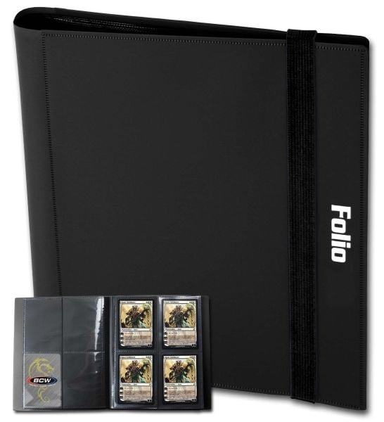 Card Folio 4-Pocket Album - Black