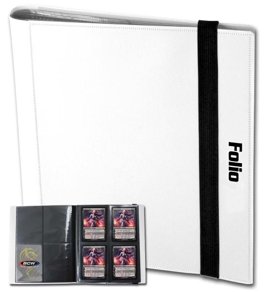 Card Folio 4-Pocket Album - White