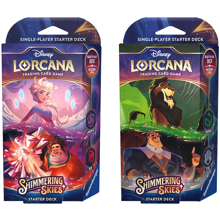 Disney Lorcana TCG: Shimmering Skies - Starter Deck Emerald & Steel