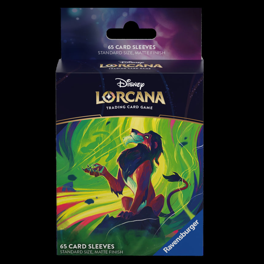 Disney Lorcana TCG: Azurite Sea - Card Sleeves Scar BAM Cards Disney Lorcana TCG: Azurite Sea - Card Sleeves Scar BAM Cards