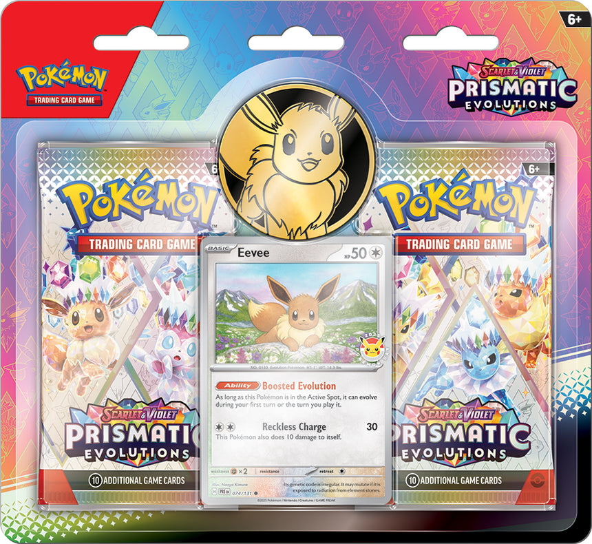 Pokemon TCG: Scarlet & Violet - Prismatic Evolutions 2-Pack Blister