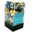 Gemini: 16mm D6 Blue Gold/White (12)