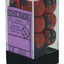 Gemini: 16mm D6 Purple Red/Gold (12)