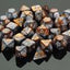 Gemini: 12mm D6 Copper Steel/White (36)