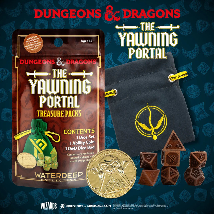Dungeons & Dragons The Yawning Portal Treasure Pack: Waterdeep Collection | Sirius Dice