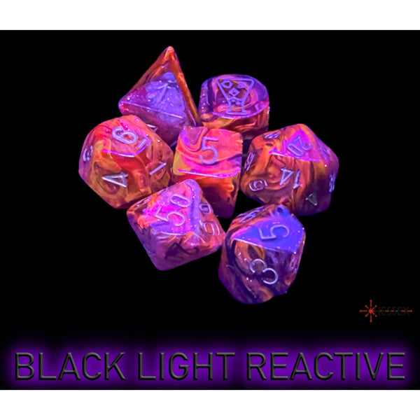 7-Die Set Borealis: Cosmos/Gold (+bonus die) (Lab Dice 8)