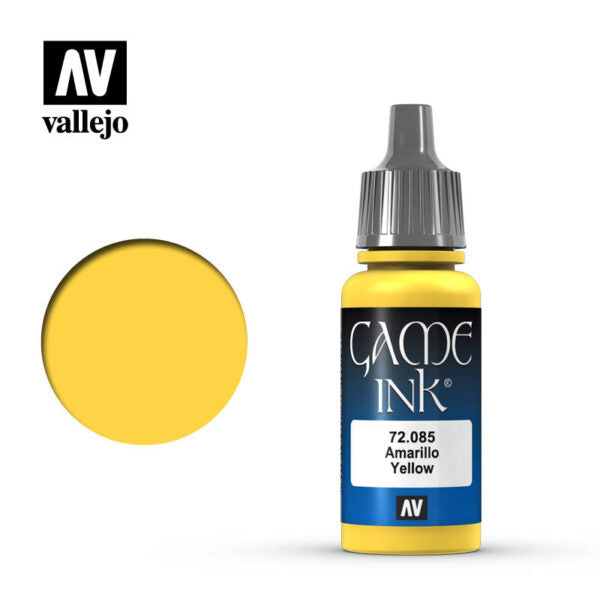Game Color: Ink- Yellow Ink, 17 ml.