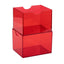 Dragon Shield Deckbox: 100+ Strongbox- Clear Red