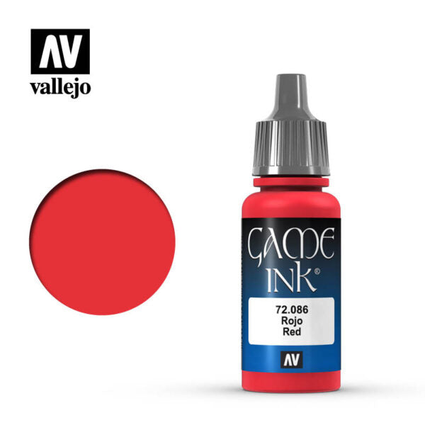 Game Color: Ink- Red Ink, 17 ml.