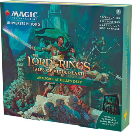 Magic the Gathering CCG: The Lord of the Rings - Tales of Middle-earth Scene Box -Aragorn at Helm's Deep