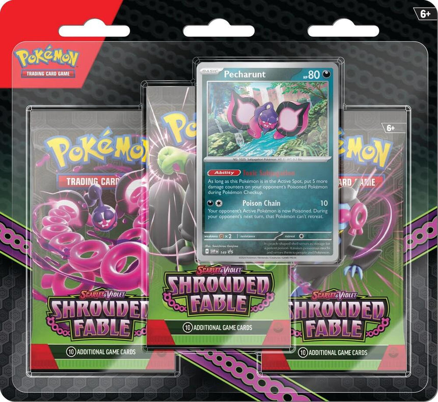 Pokemon TCG: Scarlet & Violet - Shrouded Fable 3-Pack Blister