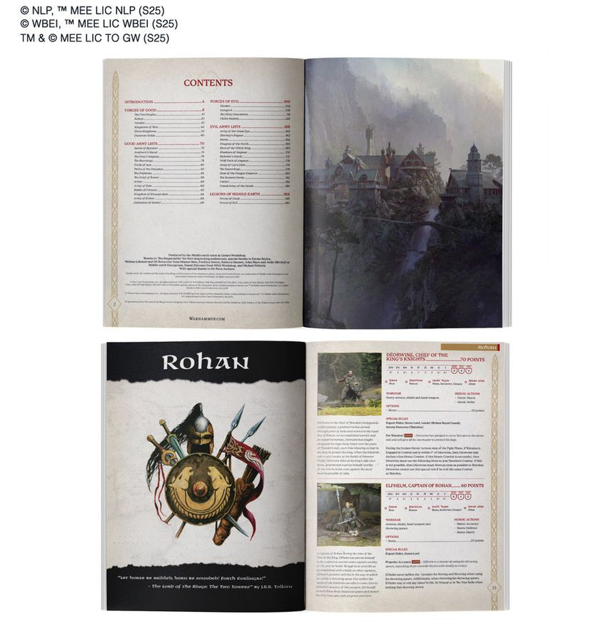 Middle-earth Strategy Battle Game - Armies of Middle-earth Supplement Hardcover
