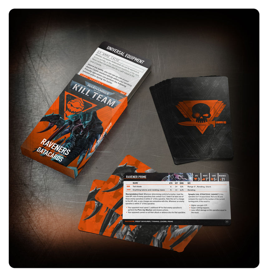 Kill Team: Raveners – Datacards