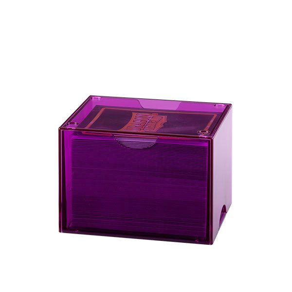 Dragon Shield Deckbox: 100+ Strongbox- Clear Purple