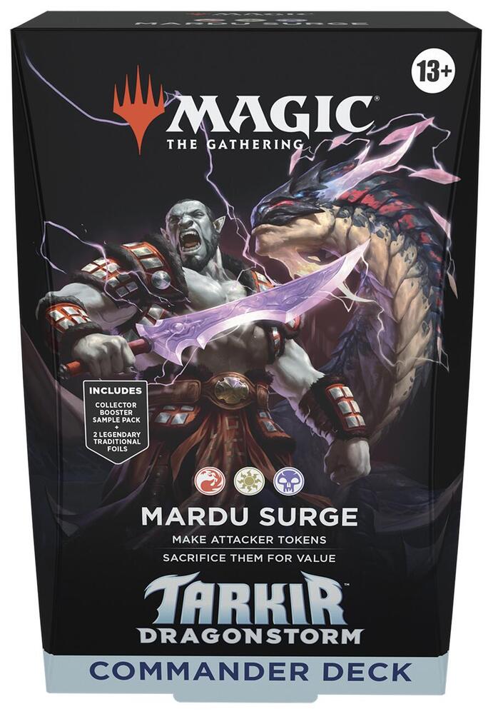 Magic the Gathering CCG: Tarkir Dragonstorm: Mardu Surge - Commander Deck