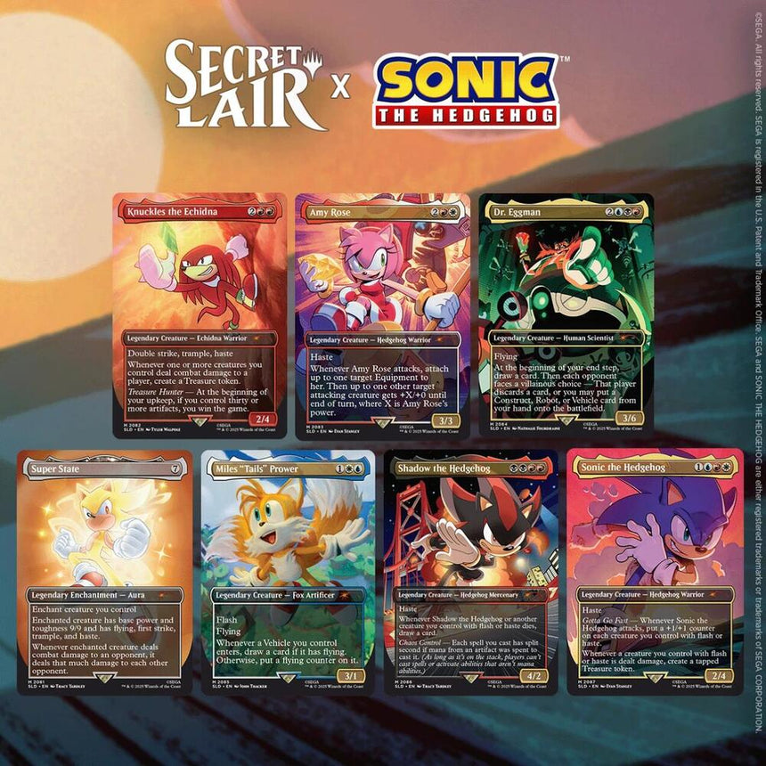 Secret Lair x Sonic the Hedgehog Superdrop: Friends & Foes (Non-Foil) - Secret Lair Drop Series (SLD)