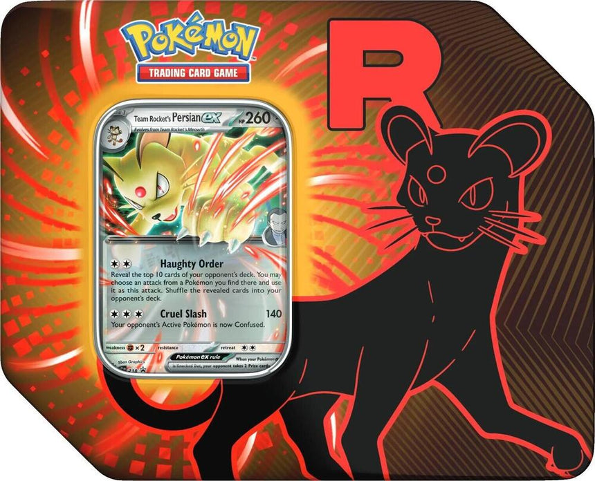 Pokemon TCG - Team Rocket Tin 2025