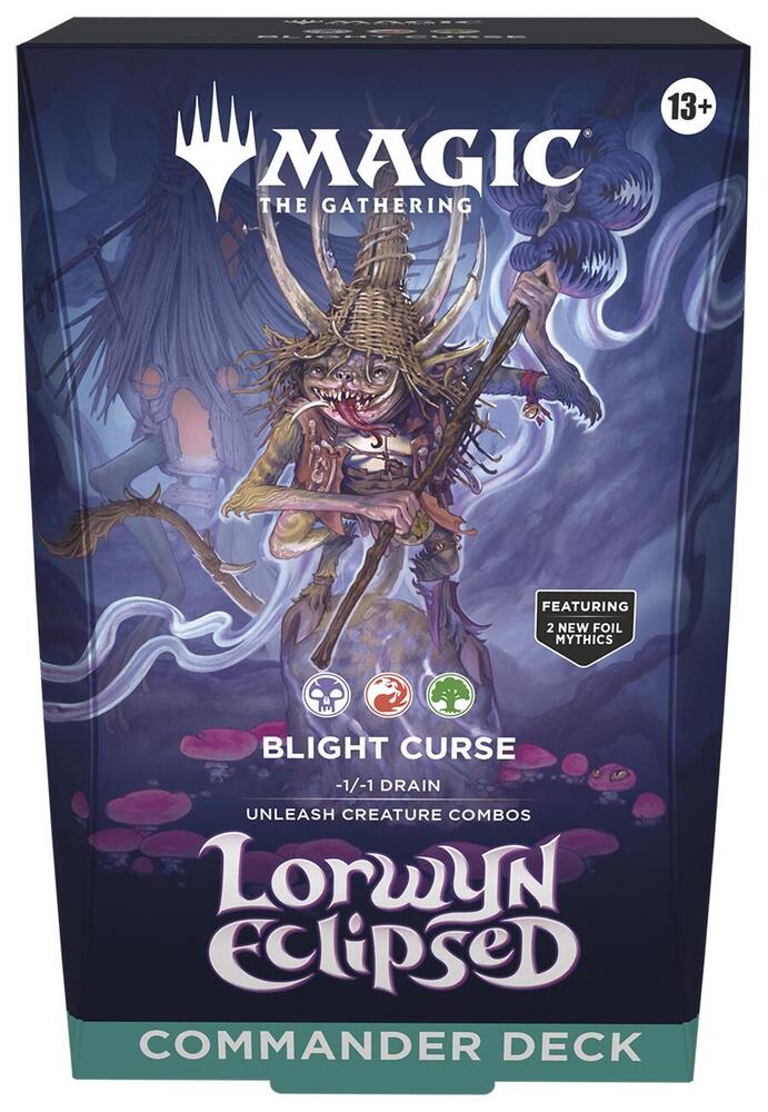 Magic the Gathering CCG: Lorwyn Eclipsed - Blight Curse - Commander Deck
