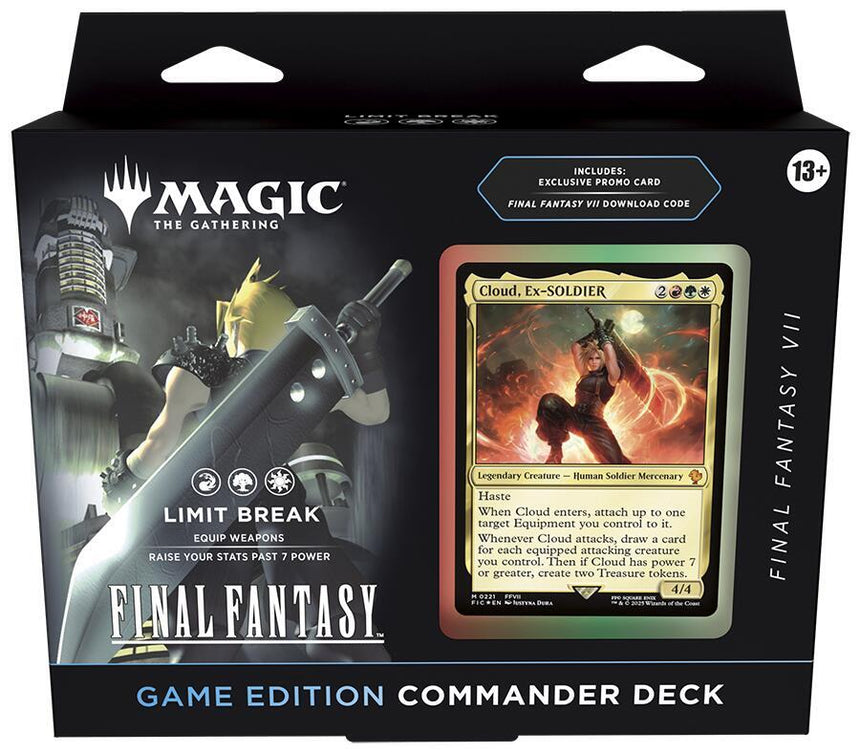 MTG: FINAL FANTASY Commander Deck - FINAL FANTASY VII Limit Break (Gam BAM Cards MTG: FINAL FANTASY Commander Deck - FINAL FANTASY VII Limit Break (Gam BAM Cards