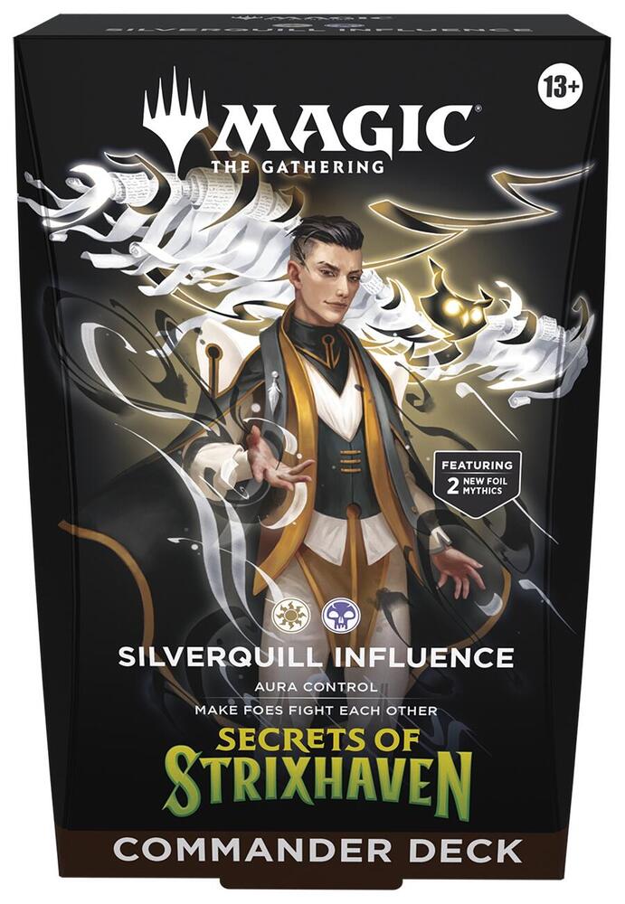 Magic the Gathering CCG: Secrets of Strixhaven Commander Deck -Silverquill Influence Commander Deck