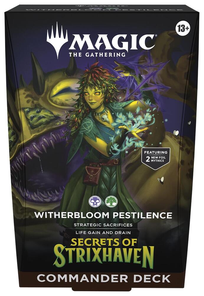 Magic the Gathering CCG: Secrets of Strixhaven Commander Deck - Witherbloom Pestilence Commander Deck