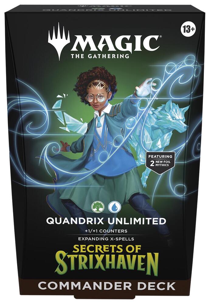 Magic the Gathering CCG: Secrets of Strixhaven Commander Deck - Quandrix Unlimited Commander Deck