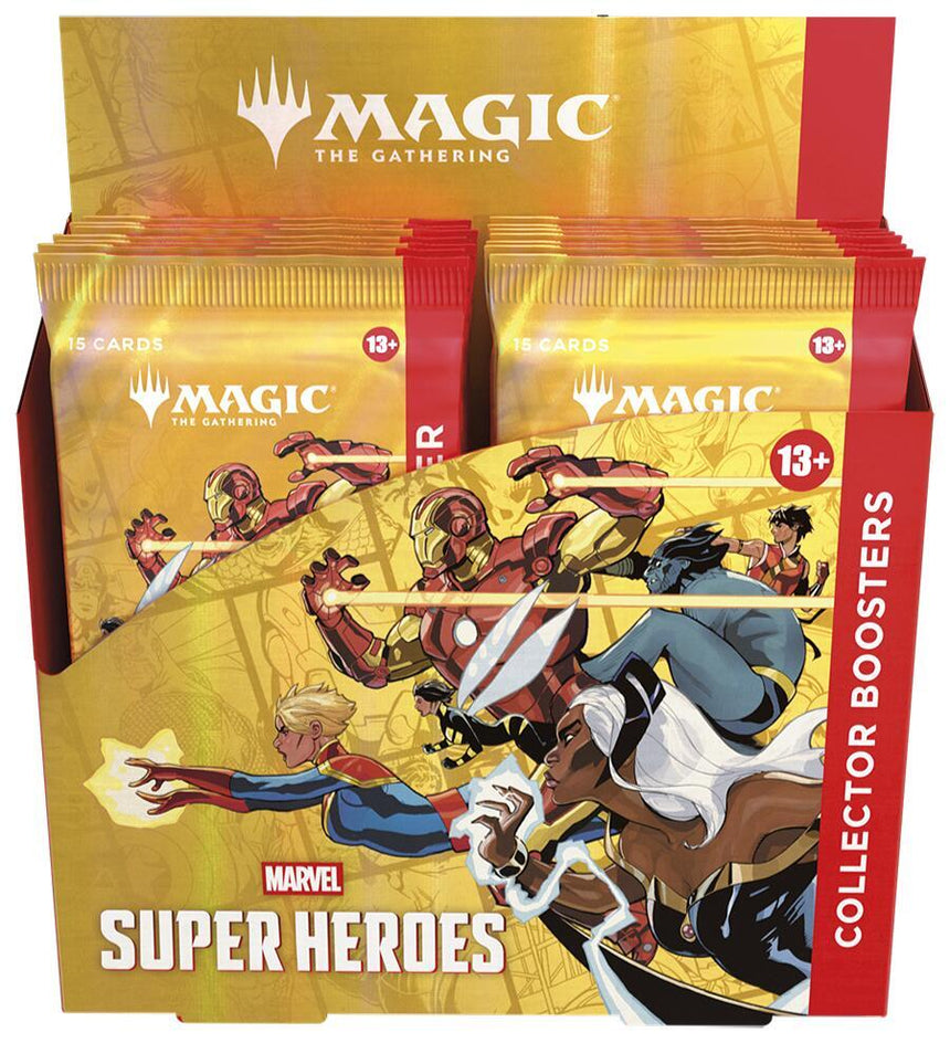 Magic the Gathering CCG: Universes Beyond - Marvel Super Heroes Collector Booster Display