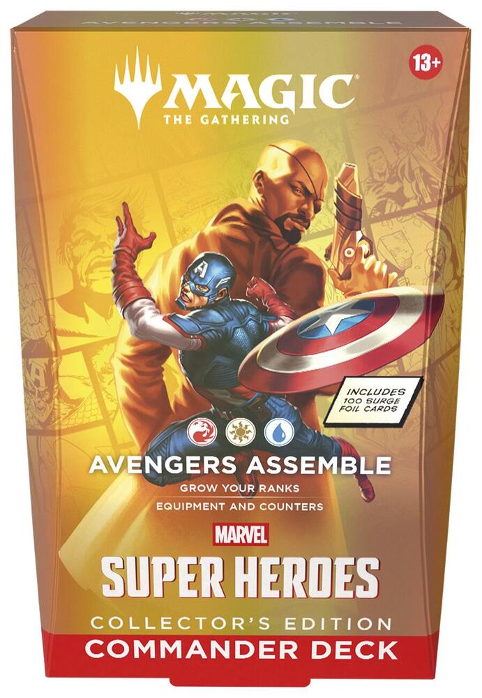 Magic the Gathering CCG: Universes Beyond - Marvel Super Heroes Commander Deck - Collector's Edition Avengers Assemble