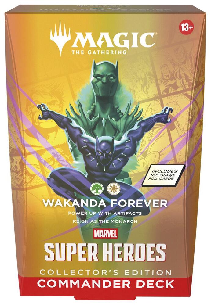Magic the Gathering CCG: Universes Beyond - Marvel Super Heroes Commander Deck - Collector's Edition Wakanda Forever