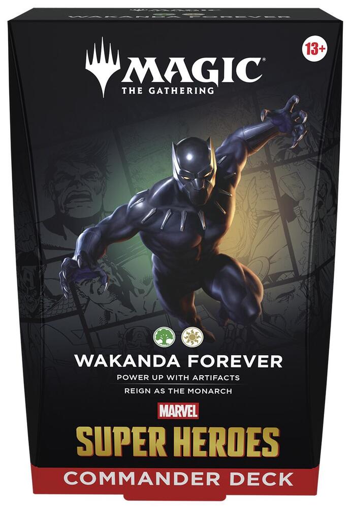 Magic the Gathering CCG: Universes Beyond - Marvel Super Heroes Commander Deck - Wakanda Forever