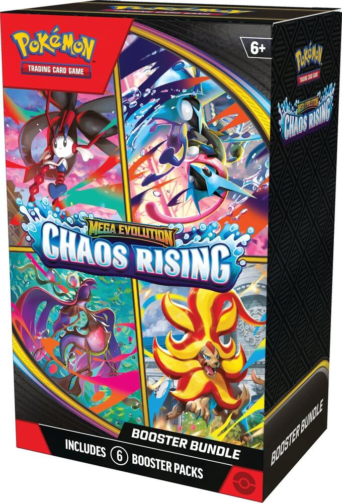 Pokemon Mega Evolution Chaos Rising Booster Bundle