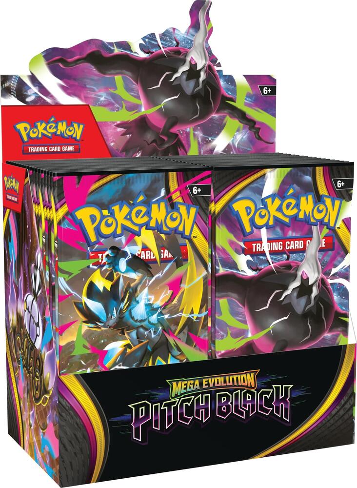 Pokemon TCG: Mega Evolution - Pitch Black Booster Display