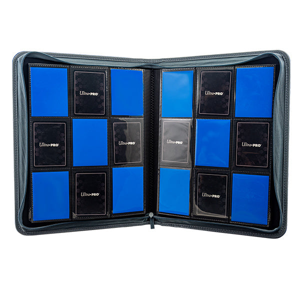 Binder: PRO 9-Pocket Zippered Vivid Deluxe- Blue