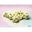 7-Die Set Opaque: Pastel Yellow/Black