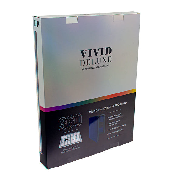 Binder: PRO 9-Pocket Zippered Vivid Deluxe- Blue