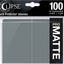 Eclipse Matte Standard Sleeves: Smoke Grey (100)