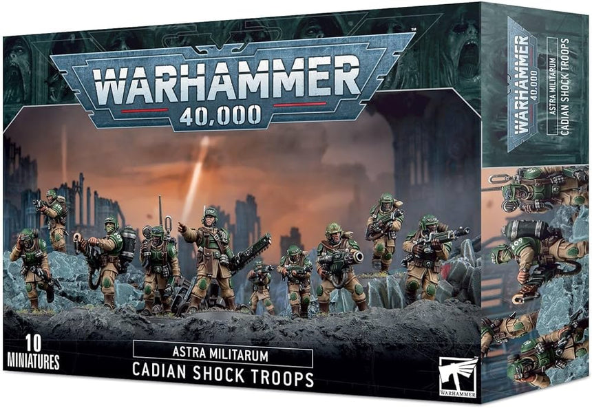 Warhammer 40K: Astra Militarum - Cadian Shock Troops