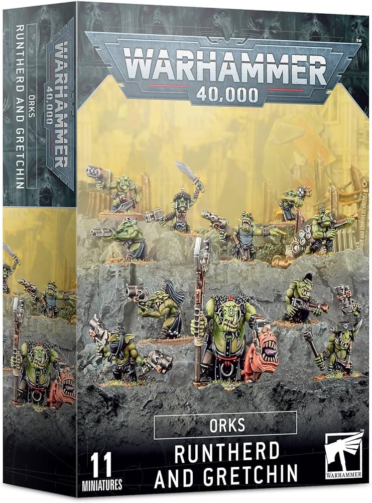 Warhammer 40K: Orks - Runtherd and Gretchin