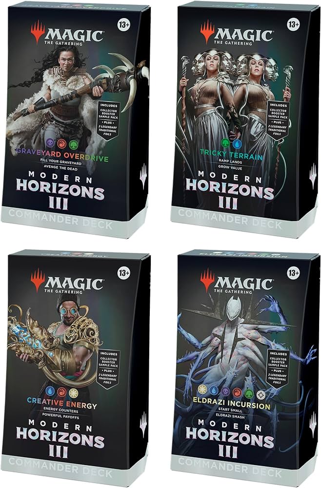 Magic the Gathering CCG: Modern Horizons 3 Commander Deck Carton (4)