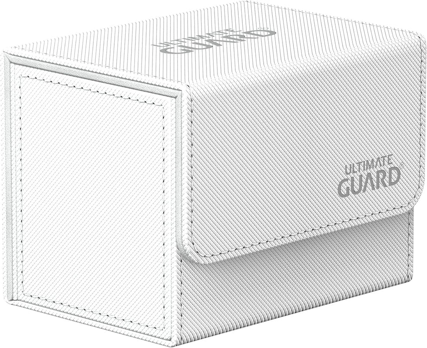 Ultimate Guard - Deck Case: 80+ Sidewinder Standard Size Monocolor - White