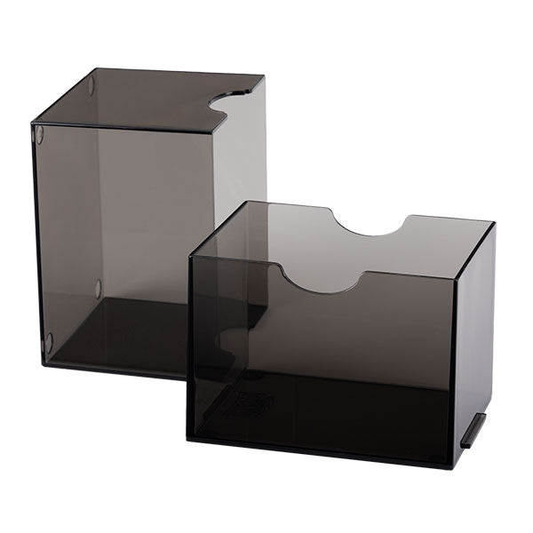 Dragon Shield Deckbox: 100+ Strongbox- Clear Black