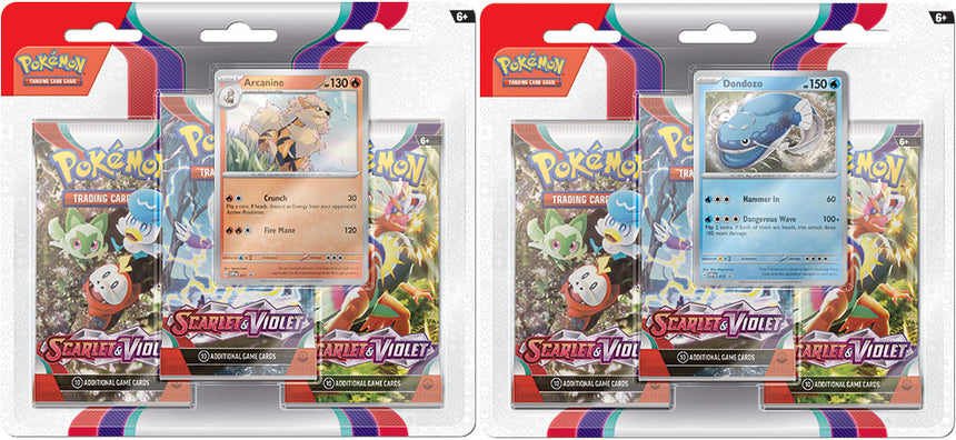 Pokemon TCG: Scarlet & Violet - Base Set Three-Booster Blister Pack