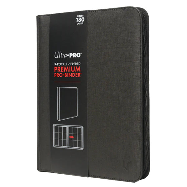 Binder: PRO 9-Pocket Premium Zippered- Black